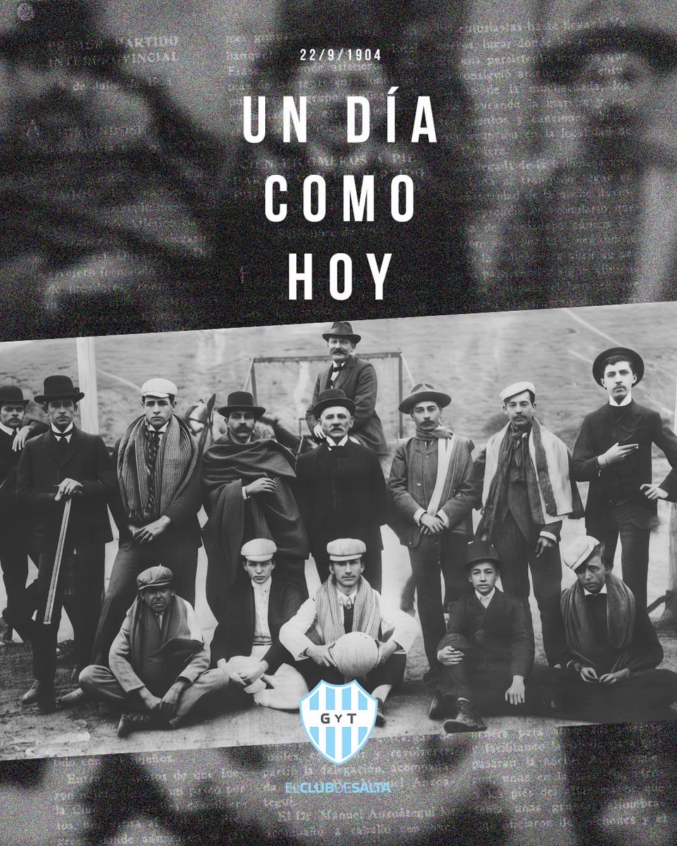 gytoficial's tweet photo. #Efeméride | Hace 120 años, caminábamos hasta Jujuy para jugar un partido de fútbol.

El 22 de septiembre de 1906, más de 100 jóvenes de Gimnasia y Tiro partieron a pie desde Salta rumbo a Jujuy. No había dinero para el tren, pero sí sobraban ganas de jugar.

La lluvia los acompañó durante el camino. Durmieron en La Caldera, algunos en la sacristía, otros a los pies del altar mayor y hasta entre bancos y reclinatorios. Al día siguiente continuaron la marcha, pasando por Perico de San Antonio, hasta llegar finalmente a Jujuy.

La recepción fue apoteósica. Y en la cancha, los futbolistas salteños maravillaron con sus famosas “velitas” y se quedaron con el triunfo por abultado score.

Después regresaron en tren, despedidos con honores por la familia deportiva jujeña.

🤍🩵 Hace 120 años, el amor por el Albo también se caminaba.