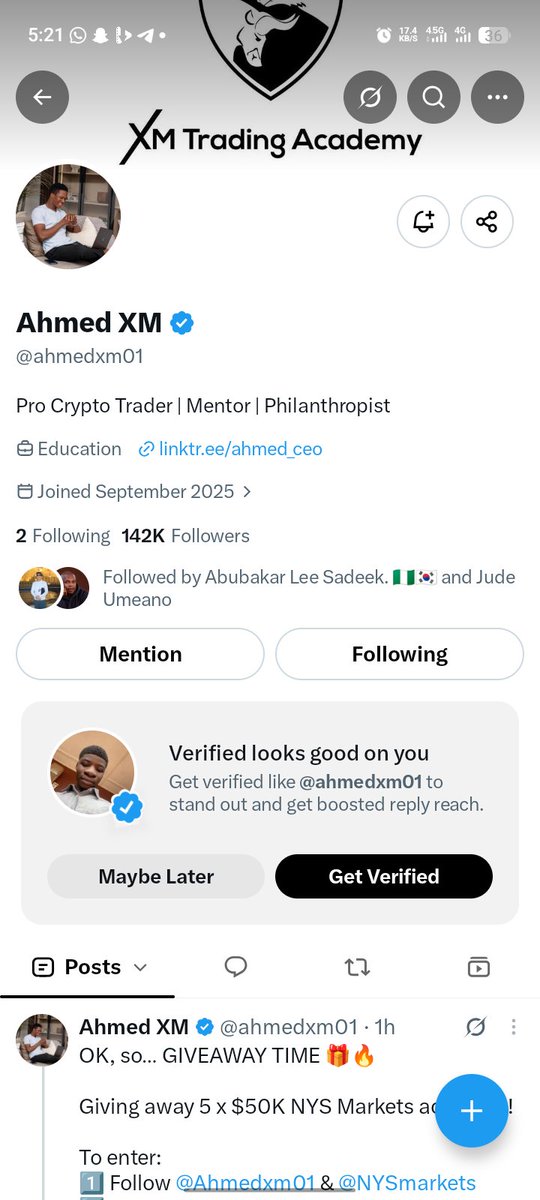 Muhammed546577's tweet photo. @ahmedxm01 @NYSMarkets All task done sir 
Except for tagging friends because i have no friend on this app 
I joined this app few weeks ago https://t.co/5nt8y7pqBK