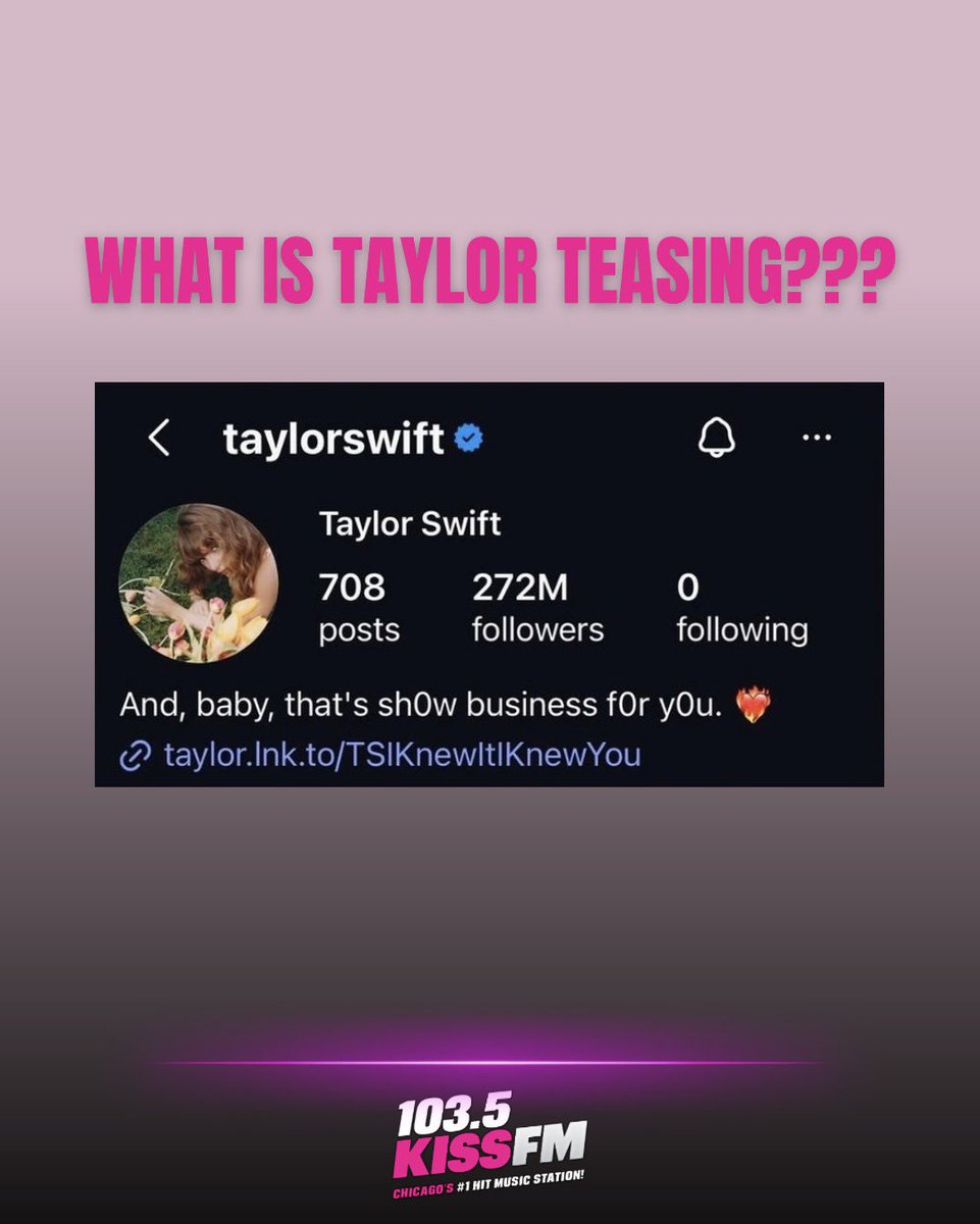 1035KISSFM's tweet photo. Taylor updated her bio and has a countdown on her website WHAT DOES IT MEAN??? 👀 https://t.co/MhrlGQEx4x
