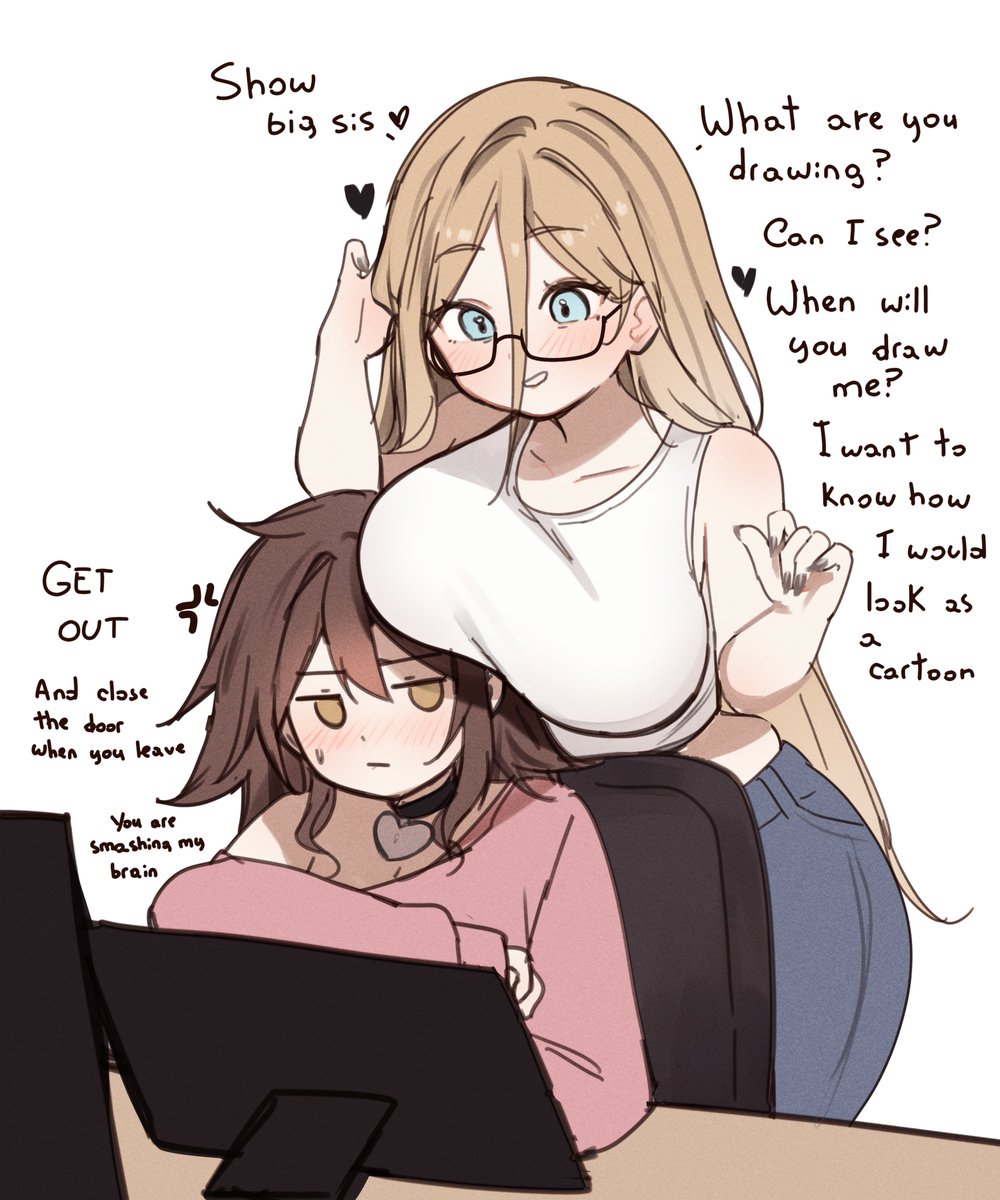 SkyAboveMe_Art's tweet photo. There is a 20 year gap between me and my oldest sister.

And she calls me big sis because I'm taller lol https://t.co/Q72s8pQgTz