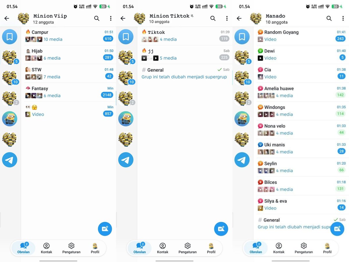 BananaKingReal's tweet photo. BananaKing Is Back 
Bantu share &amp; react dong gays

Minion Viip      50𝗞
Manado           50𝗞
Minio Tiktok  50𝗞

Promo Comeback?
Hanya 50𝗞 Dapat semua Grub

Admin : https://t.co/hLi1Uj8OO1 https://t.co/G6K8JlkzoV