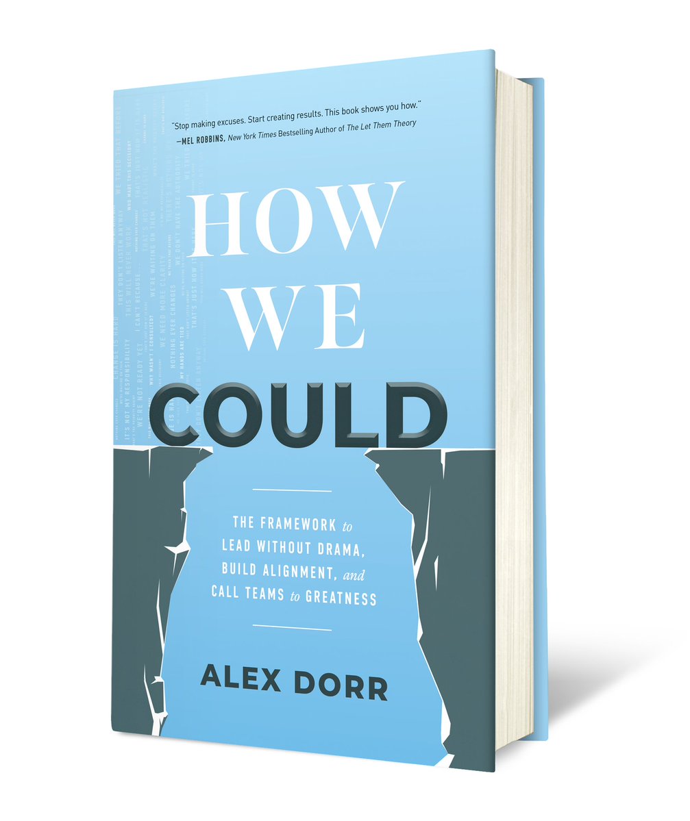 FastCoPress's tweet photo. How We Could by Alex Dorr is officially out!

How We Could is the leader’s ultimate toolkit for eliminating workplace drama and unlocking the full potential of their people, even in the face of the most complex organizational challenges.
https://t.co/lQqTVBaj1v https://t.co/awdiWqVZQO