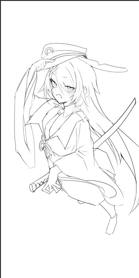 kienlg68's tweet photo. 久しぶりにちゃんと線画を描いてみた https://t.co/jsTj22Dujp