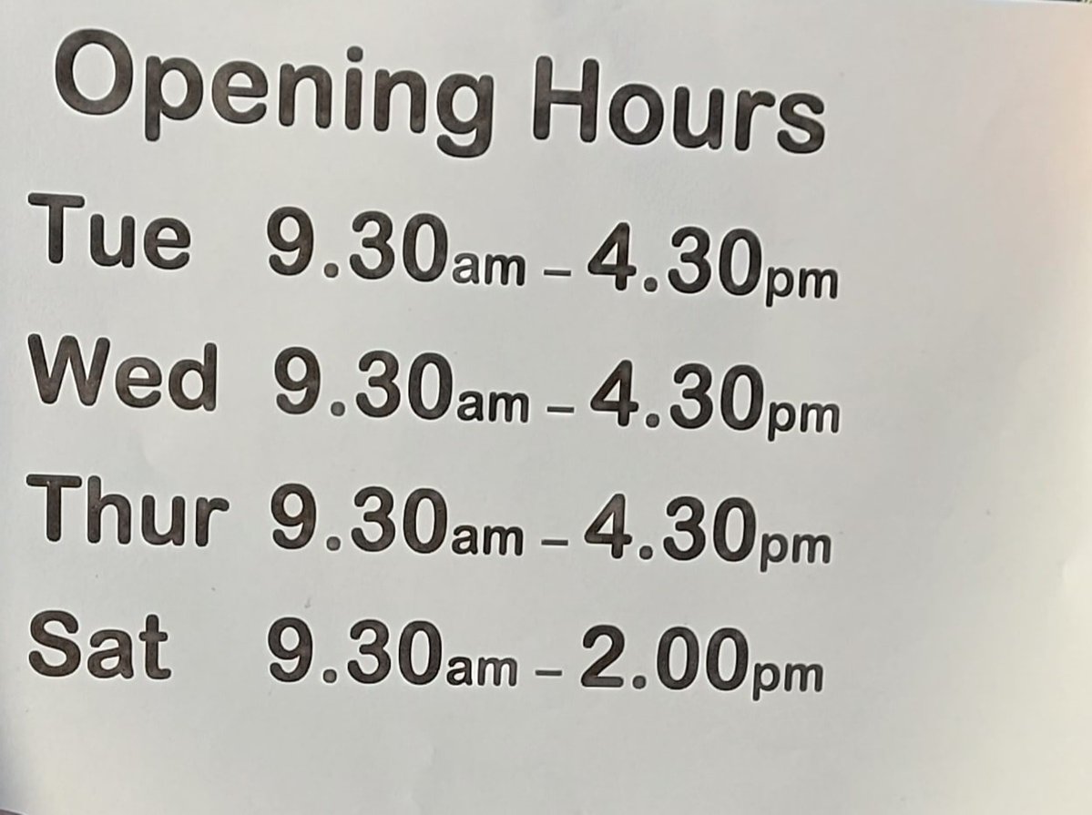 KeithaTappk1tz's tweet photo. NEW OPENING HOURS! Wishing all our customers a very happy New Year! Out with the old hours and in with the new. We look forward to seeing you! https://t.co/G7ASbo7e1K
