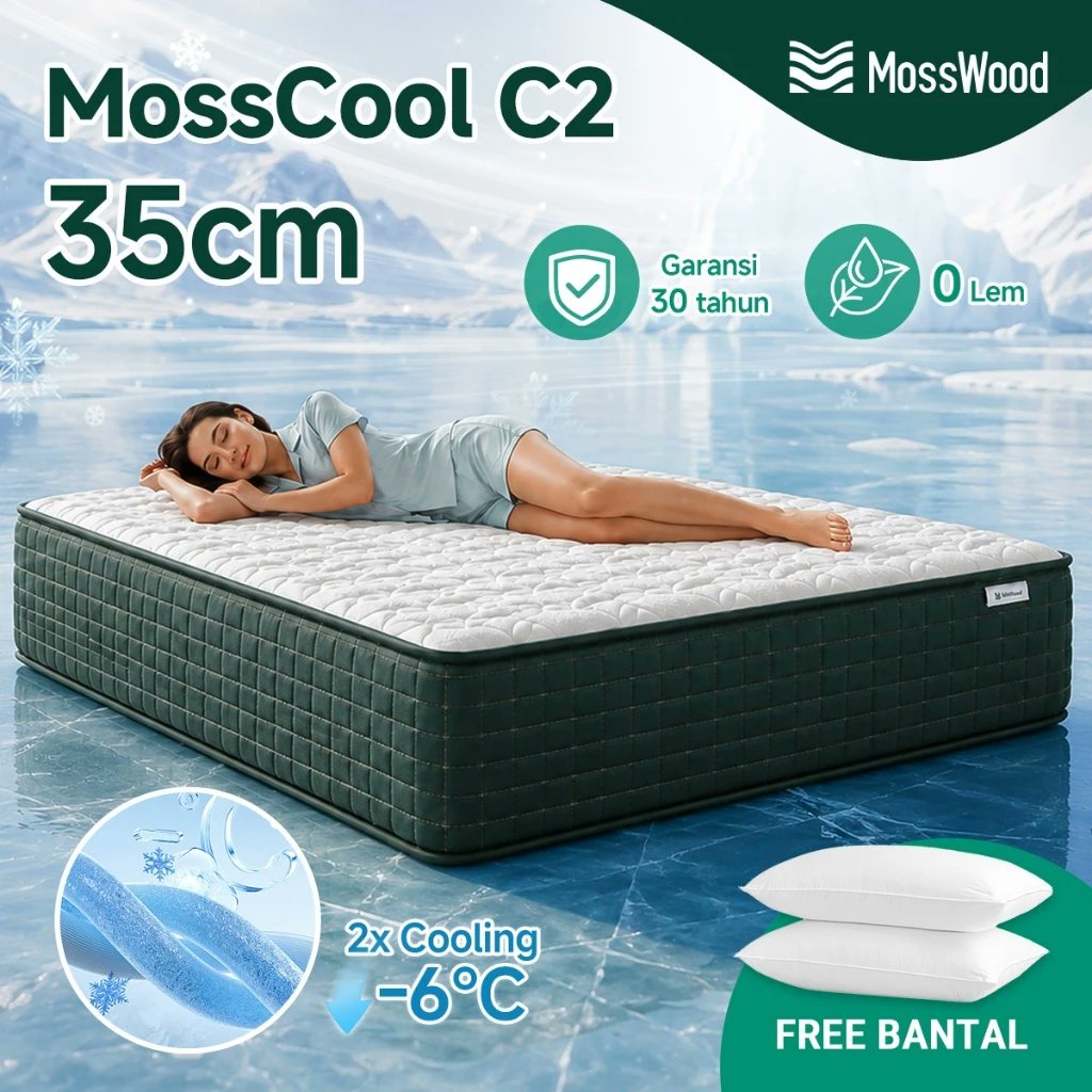 suwit_dayanto's tweet photo. MossWood Cool C2 Kasur Springbed Cooling Mint Ice Silk Memory Foam 30cm/35cm Pocket Spring Quilting Supersoft Mattress
Rp1.829.000
ShopeeMall https://t.co/i91uyOmAEv

#MossWoodCoolC2 #KasurPendingin #SpringbedPremium #TidurNyenyak #RekomendasiKasurShopee https://t.co/zsupCGoMVK