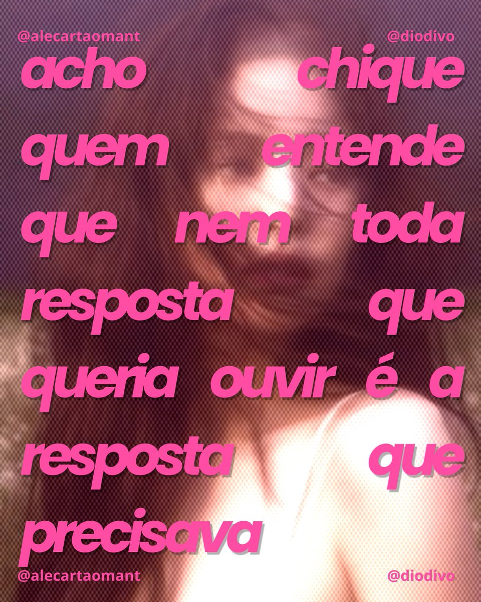 diodivo's tweet photo. 𐙚 acho chique quem entende que nem toda resposta que queria ouvir era a resposta que precisava. https://t.co/j9qVmXiOIk