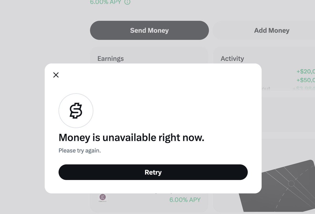 mrtapeguy's tweet photo. @elonmusk This is really unacceptable and you can't reach anyone on the phone. The email support agents seem unaware this is going on. 

I hope it is resolved quickly and if it happens again, I'm taking my money out. Better returns are not worth dealing with this. https://t.co/eFzX9UGsZ1