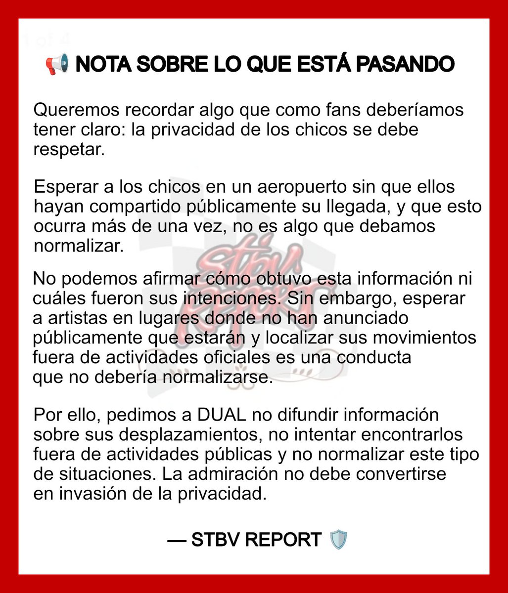 Stbvreport's tweet photo. 📢 COMUNICADO https://t.co/1l0MXUdaFX