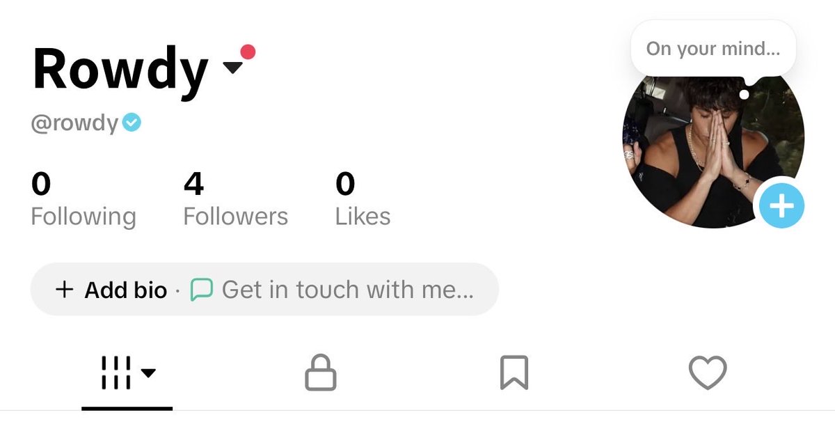 itsinfox's tweet photo. Happy to help @RowdyCrypto to get his custom username on tiktok.

Let’s enjoy the cycle with some good content 🐂 https://t.co/aFOOzG3Ftc