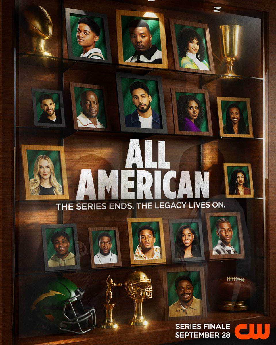 TheCW's tweet photo. Started with a dream, ends with a legacy.

The series finale of #AllAmerican airs Monday, September 28 on The CW! https://t.co/rrrclrURvc