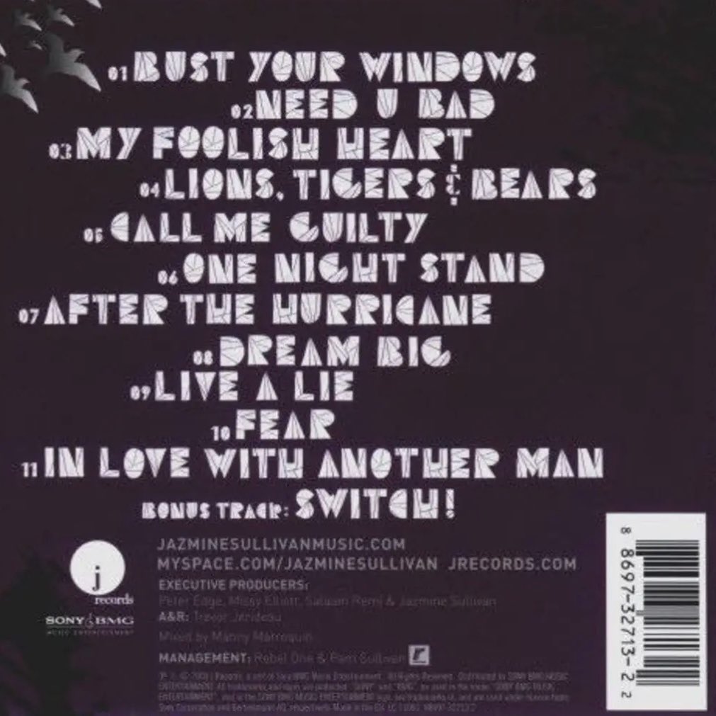 PopBase's tweet photo. 18 years ago today, Jazmine Sullivan released ‘Fearless.’ https://t.co/FSi3ZNdOoX
