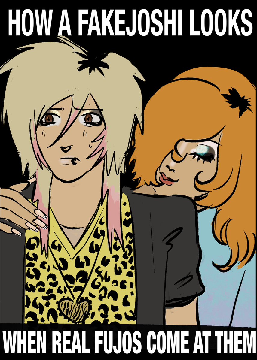 murder_pasta's tweet photo. me and irloomf bc shes the fujoqueen and im the number1 fakejoshi https://t.co/bON3qAQoQ9