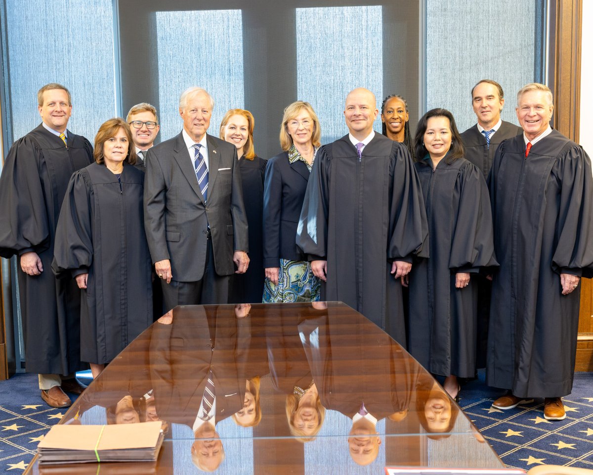 SupremeCourtGA's tweet photo. The Supreme Court of Georgia today honored Cynthia Clanton for her decades of service to Georgia’s courts, judges, lawyers, and stakeholders, most recently as director of the Judicial Council of Georgia/Administrative Office of the Courts @GACourts: https://t.co/4ZUuFGZpYk https://t.co/iHQ0LiF1tG