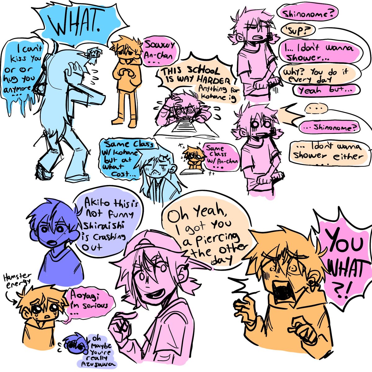 SpicxyBread's tweet photo. #prsk #prsk_FA #prsktwt 

Thinking about this again...I should make a part 2 🐹🥞 https://t.co/5nx8L0sRDX