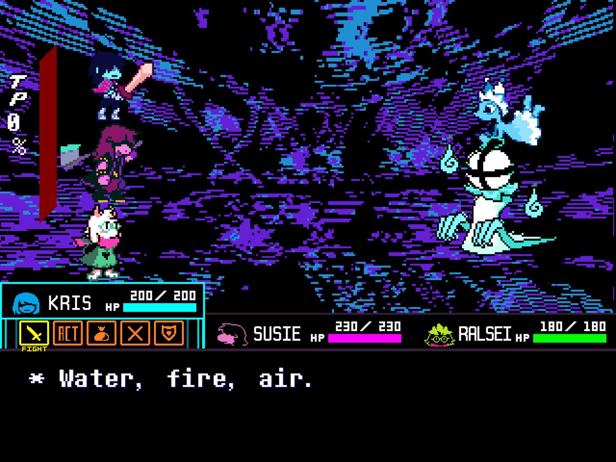 spoofymaru's tweet photo. What if the battles beyond Chapter 1 had unique battle scenes? 
#deltaruneㅤㅤㅤ https://t.co/jDrCHNxq9P
