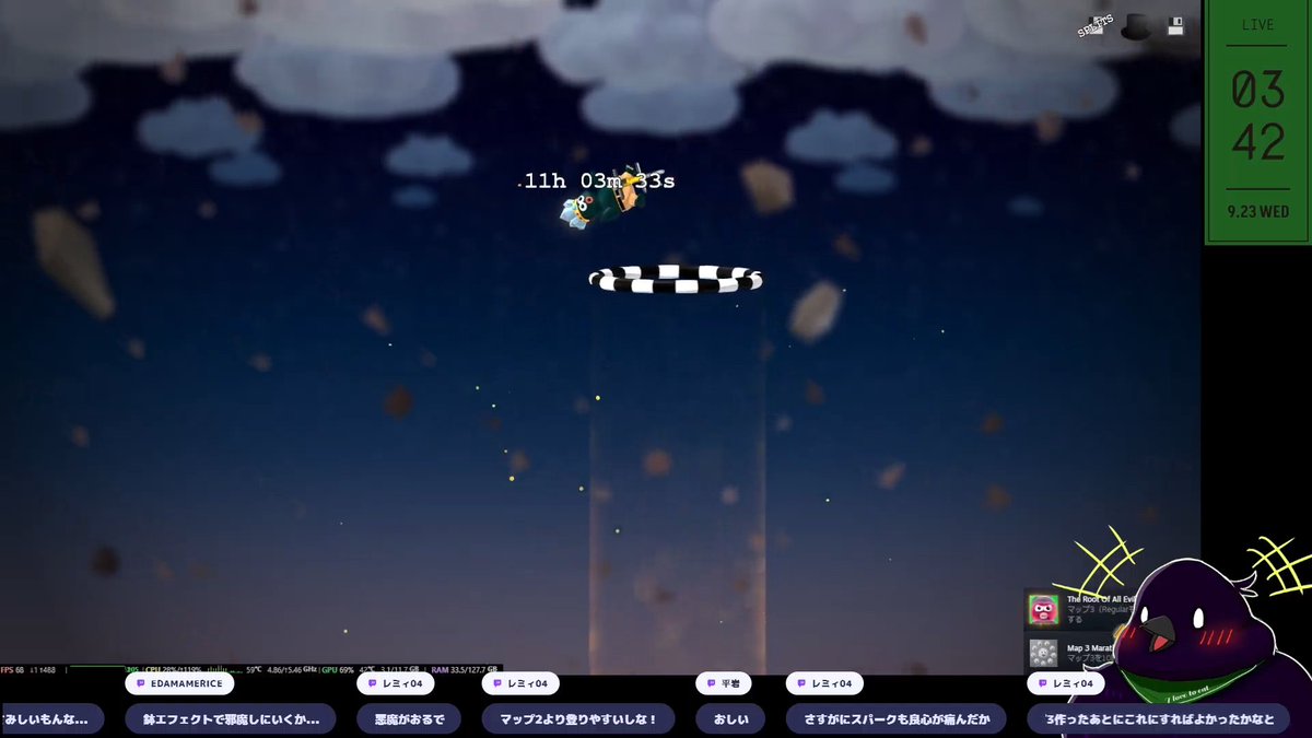 yatagarasu_db's tweet photo. ポゴMAP3、11時間3分33秒でクリア
ちょうど想像の倍くらい時間かかった
次はDCや https://t.co/zKOd8j8sdD