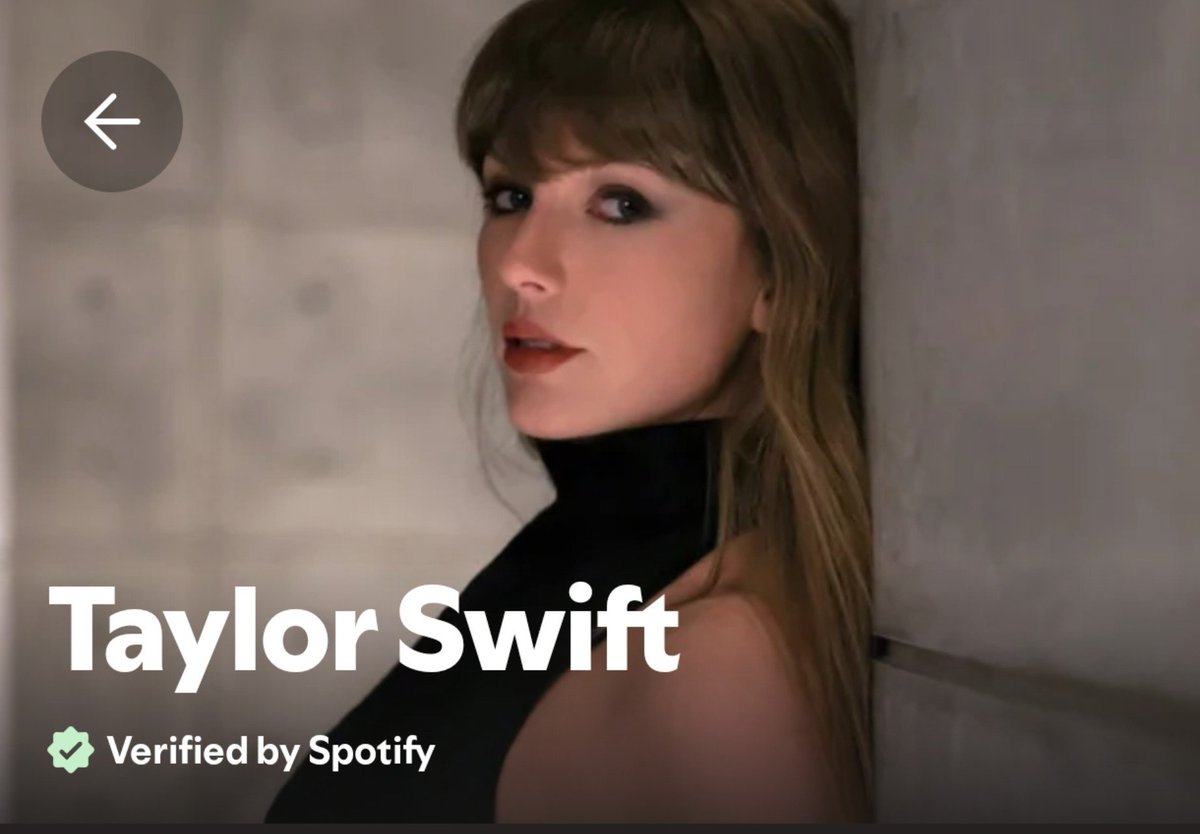 SwiftiesHQs's tweet photo. 🚨 Taylor Swift changed her Spotify header! https://t.co/2Kher66Ov8