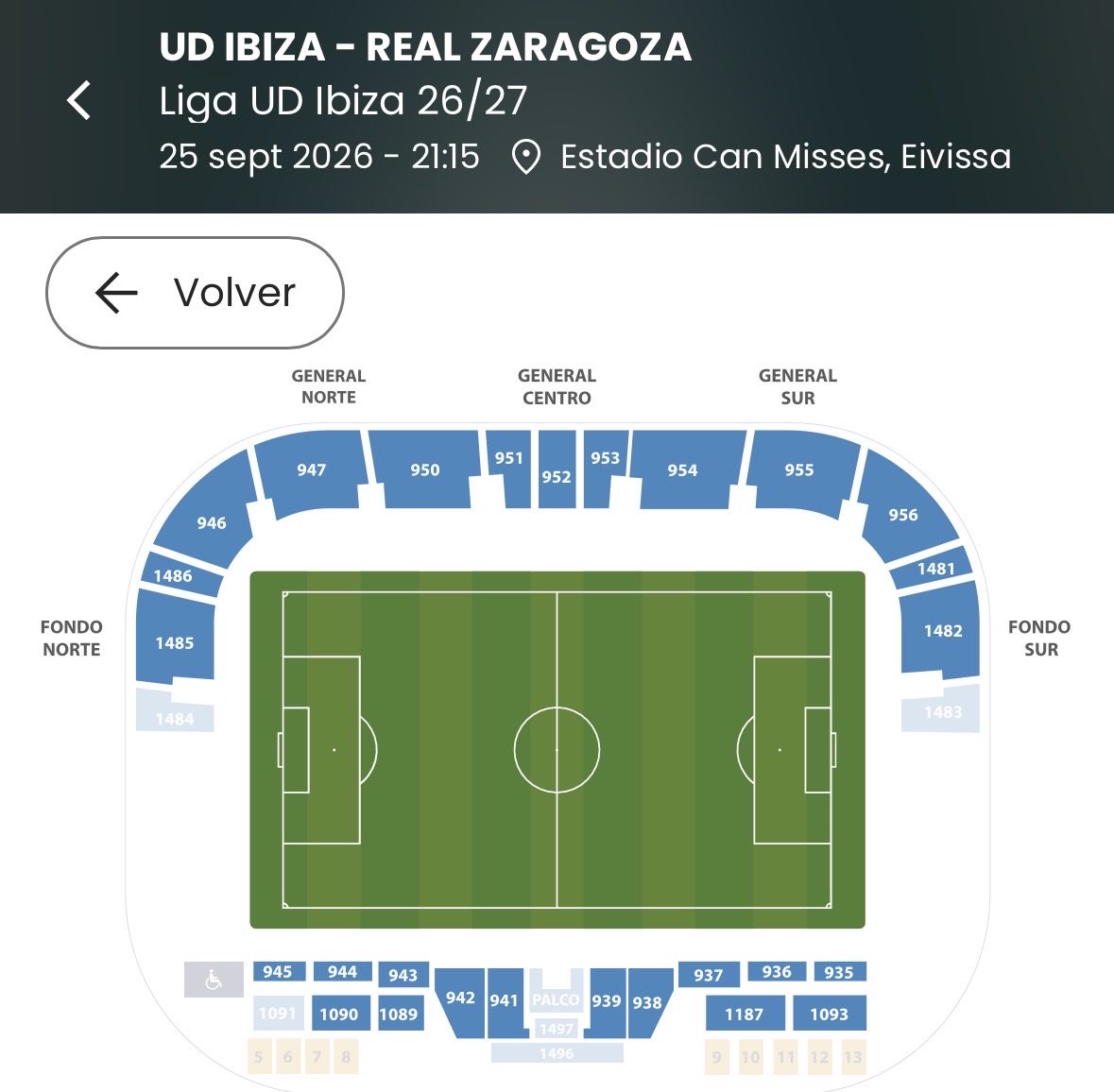 GradaBpro's tweet photo. 🎟️ La @ibizaud fija en 10€ el precio de las entradas visitantes para la afición del @RealZaragoza que quiera acompañar a los suyos en Can Misses. https://t.co/Ii8sVDdygf