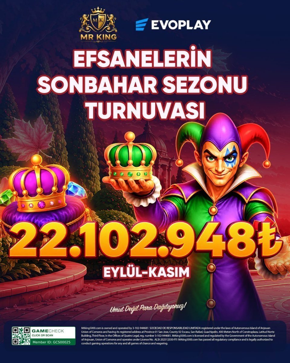 karamelsiyim's tweet photo. Efsanelerin Sonbahar Sezonu Turnuvası!
#MrKing'de Eylül–Kasım boyunca toplam 22.102.948 ₺ ödül havuzu ile!

Güncel giriş yorumda! https://t.co/1dwhfTLkrn