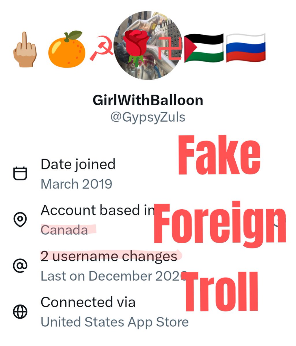 SassyDem's tweet photo. You #FAKE #FOREIGN #TROLLs are the ones w "marching orders" to fluff the world's worst @DNC @TheDemocrats candidate ever #Crappy #Kamala. We see what YOU #BadActors are doing & it ain't gonna work. F*CK OFF our US politics. 🖕🏼🍊☭🌹࿖🇵🇸🇷🇺
https://t.co/PtLE2OCxaW https://t.co/tYr46DAQuV