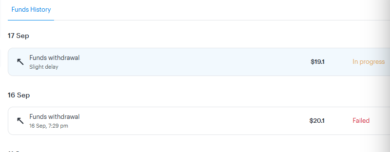 purvil_477's tweet photo. @smallcaseHQ  Why is my $20 withdrawal still showing “In Progress”? My previous $20 withdrawal failed, so I submitted another request on the same day, but this one is still pending. Could you please check and resolve this? 

#smallcase #USStocks https://t.co/vXhOHsQKEV