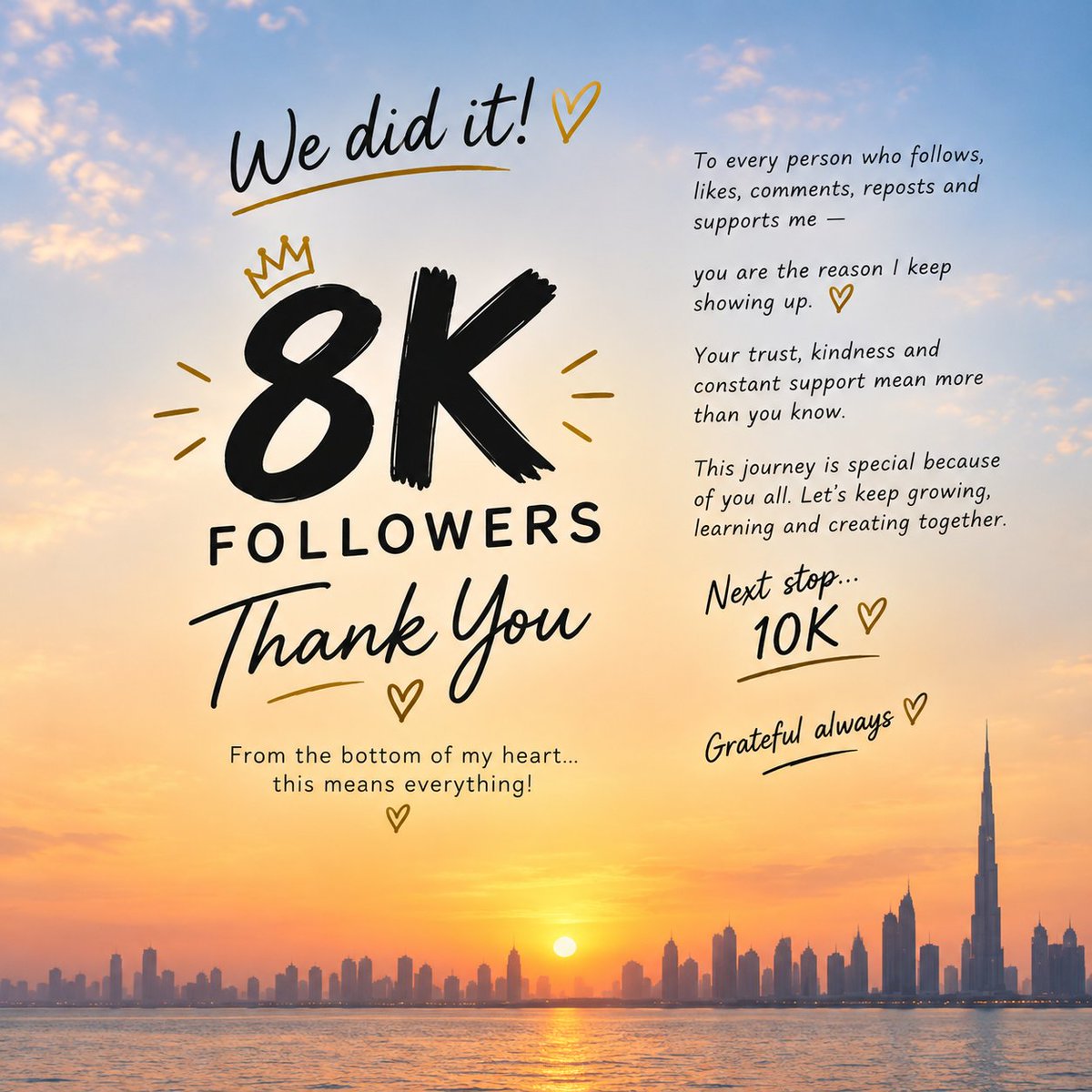 LilyRose10u's tweet photo. 8K complete! 🎉❤️

A heartfelt thank you to all my friends for your love, support, likes, reposts, and genuine engagement. 🫶

8K is not just a number—it’s your love and support. ❤️
Grateful to have you all on this journey with me! https://t.co/Oe0vjcAtpK