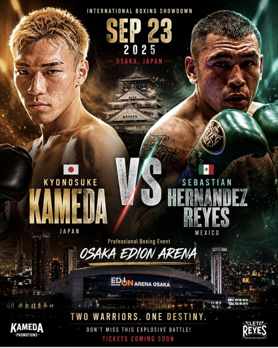EduardoOhata's tweet photo. Café da manhã com boxe NESTA QUARTA (23), às 4h45, na ESPN2 &amp; @DisneyPlusBR; em um duelo entre ranqueados, Kyonosuke Kameda pega sua 4ª pedreira seguida ao enfrentar Sebastian Hernandez, cujo cartão de apresentação foi uma luta duríssima contra Junto Nakatani 
#ESPNKnockOut https://t.co/spfnYJZ8Vg