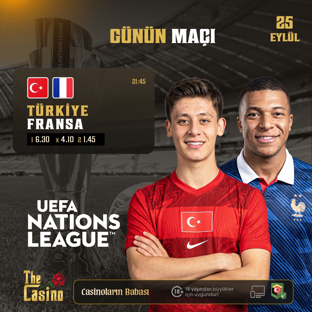 thecasinoffical's tweet photo. TÜRKİYE 🇹🇷 – 🇫🇷 FRANSA 

Maç skorunu doğru tahmin et, 1.000₺ BONUS kazan!
Skoru bilen ilk 5 kişiye 1.000₺ BONUS!

Katılım şartları:
X hesabımızı takip et
Gönderiyi RT yap
Yorumlara skor tahminini yaz

Casinoların Babası
The Casino https://t.co/BpYmZCKwa0