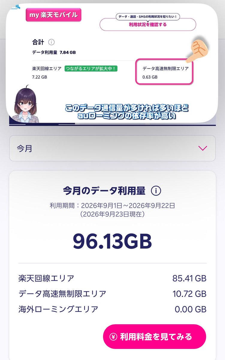 ajtmw86's tweet photo. 楽天モバイルくんマジで職場だと繋がらないの
何回も改善改善お気持ちメール送っても治らないの辛いけど通信量的に乗り換えは無理そう、、、
2個目は家で固定回線に使ってるけど
両方めっちゃ使ってて草 https://t.co/wum2jJT8Ys