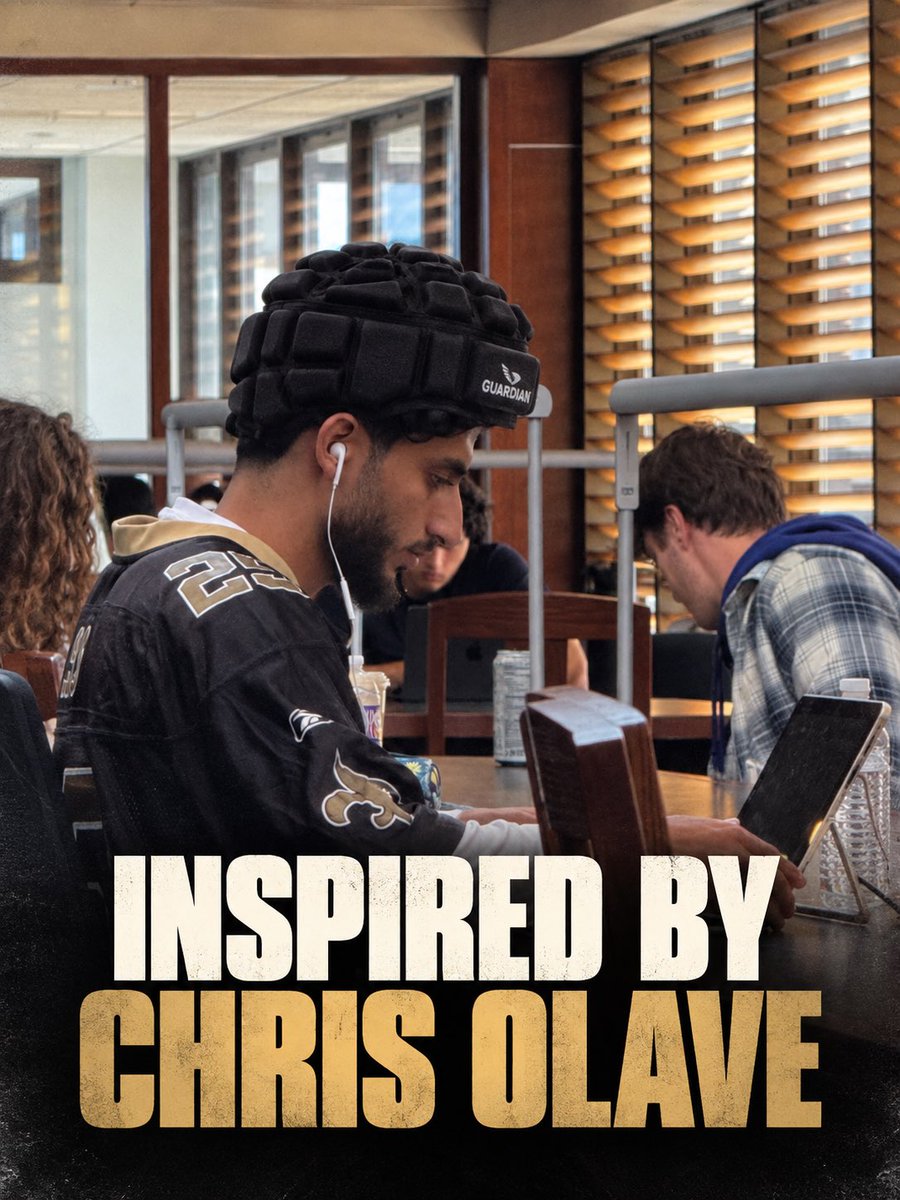 begchoke's tweet photo. 🚨 JUST IN: Yusuf was seen in Capen today wearing a Guardian Cap, reportedly telling those around him that Chris Olave is his everyday inspiration. He has since refused to take it off. https://t.co/PxlaAvHkrd