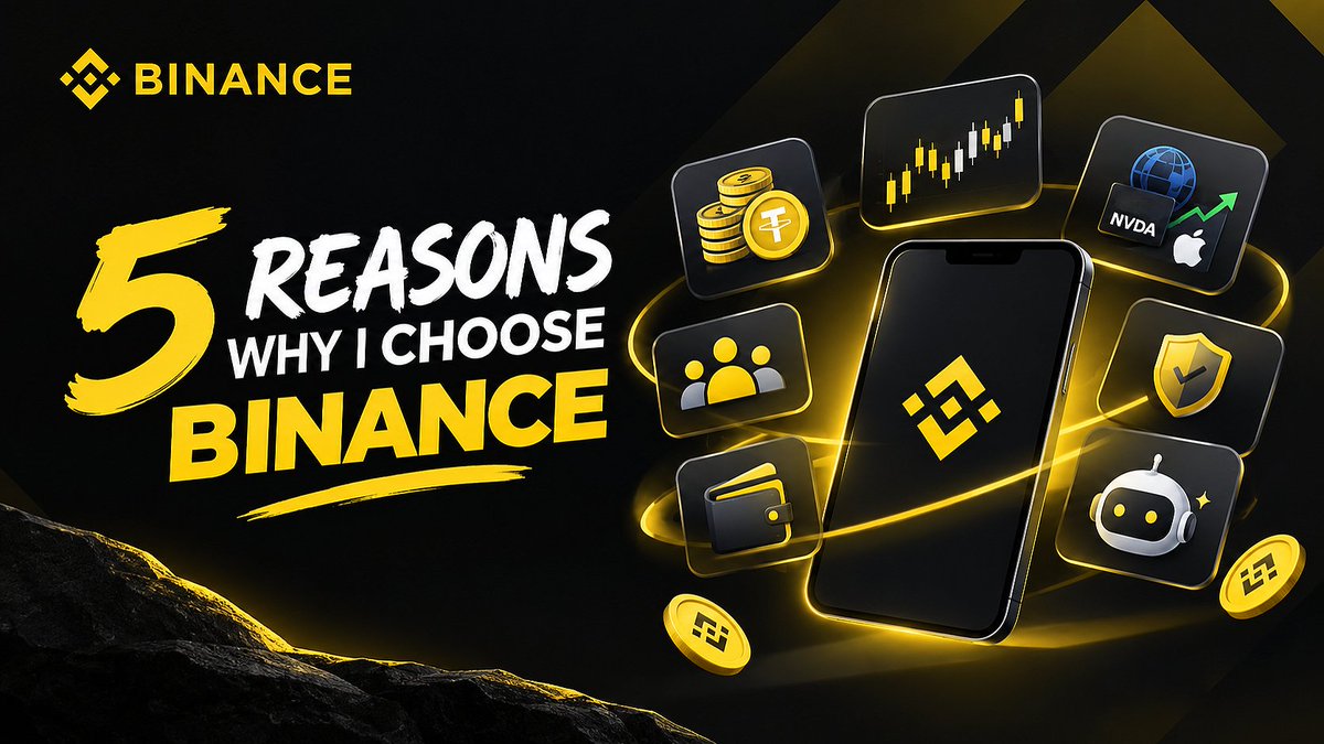 Himanshucrypt0's tweet photo. Why I Choose #Binance

I've been using Binance for years, and it has become much more than just a place to trade crypto.

Here are 5 reasons I still choose Binance 👇

🧵

#WhyBinance https://t.co/ipX3kRyVhY
