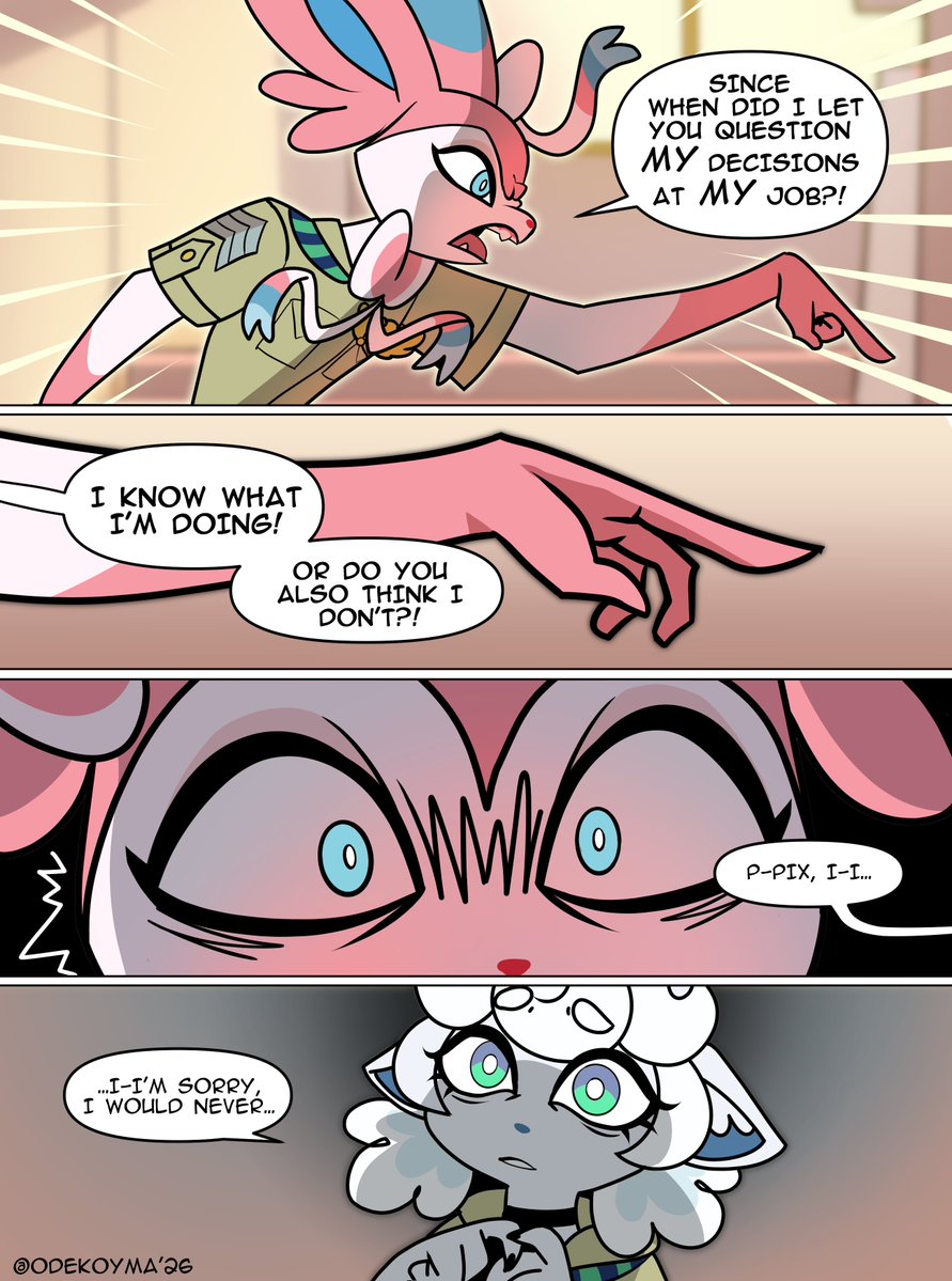odeko_yma's tweet photo. Lucky Star — Page 200-201

(Not so) Happy 200 pages! It’s insane how far we got! ✨

 #LuckyStarComic https://t.co/OwLl3MOcdr