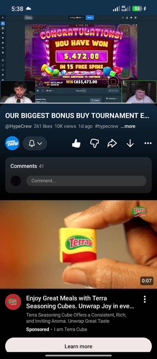 Odo_001's tweet photo. @HypeBonuses Watched with proof below https://t.co/LPc23OG0GI