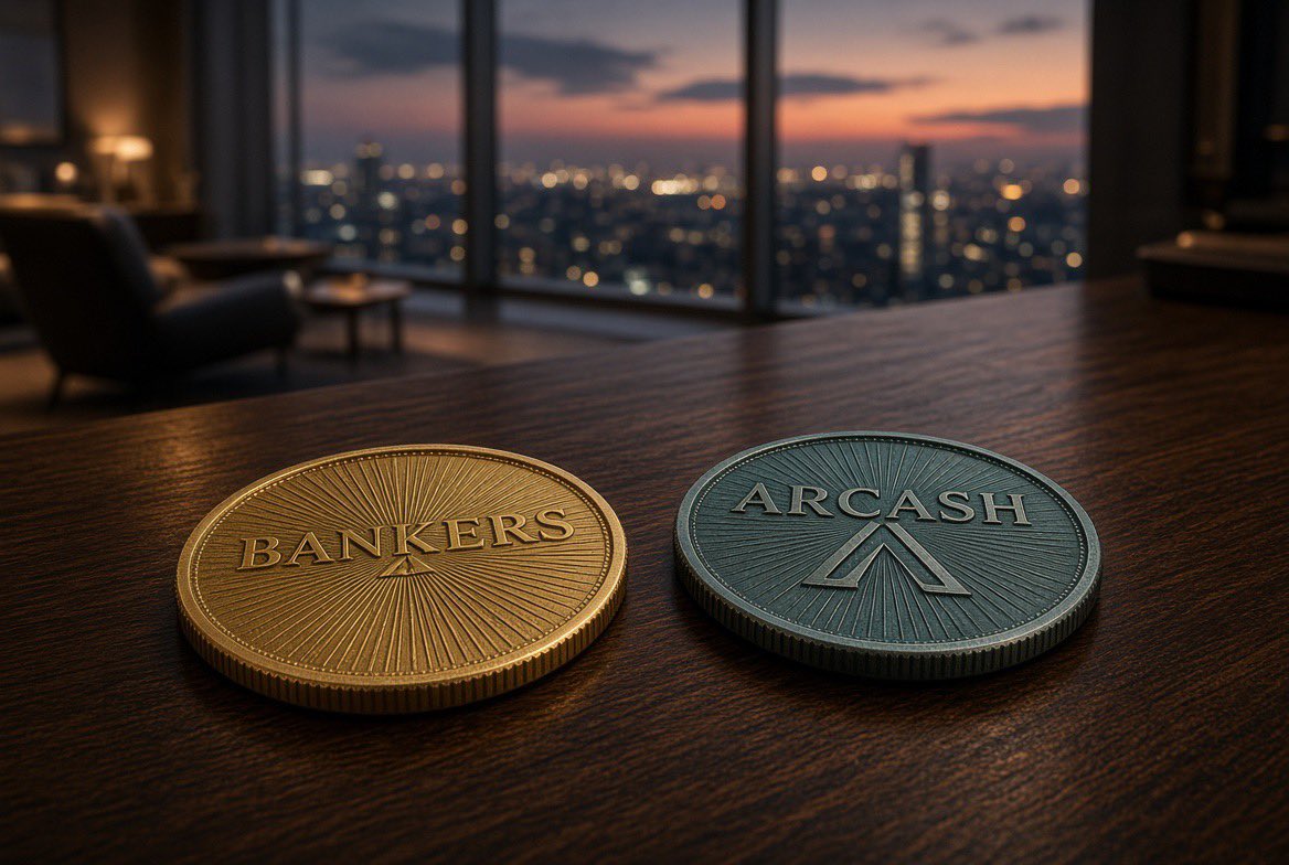 BANKERSONARC's tweet photo. Binance put $100M into Circle. 5-year USDC deal. Teng named Arc.
$ARCASH is the city on that chain.
$BANKERS is the pair sitting at 7K.
0x7801406bbb15d9b74864a2d1941f11cba750ab85
@THEARCASH @circle @cz_binance https://t.co/Fz2bnGIo2i