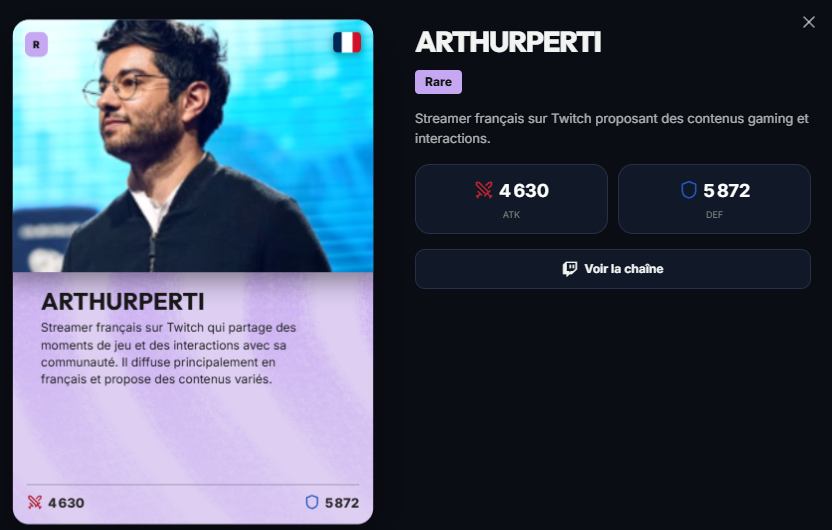 StreamsMasters's tweet photo. @ArthurPerticoz Alors que t'avoir sur Streams Masters 👊 https://t.co/TJFfveveVw