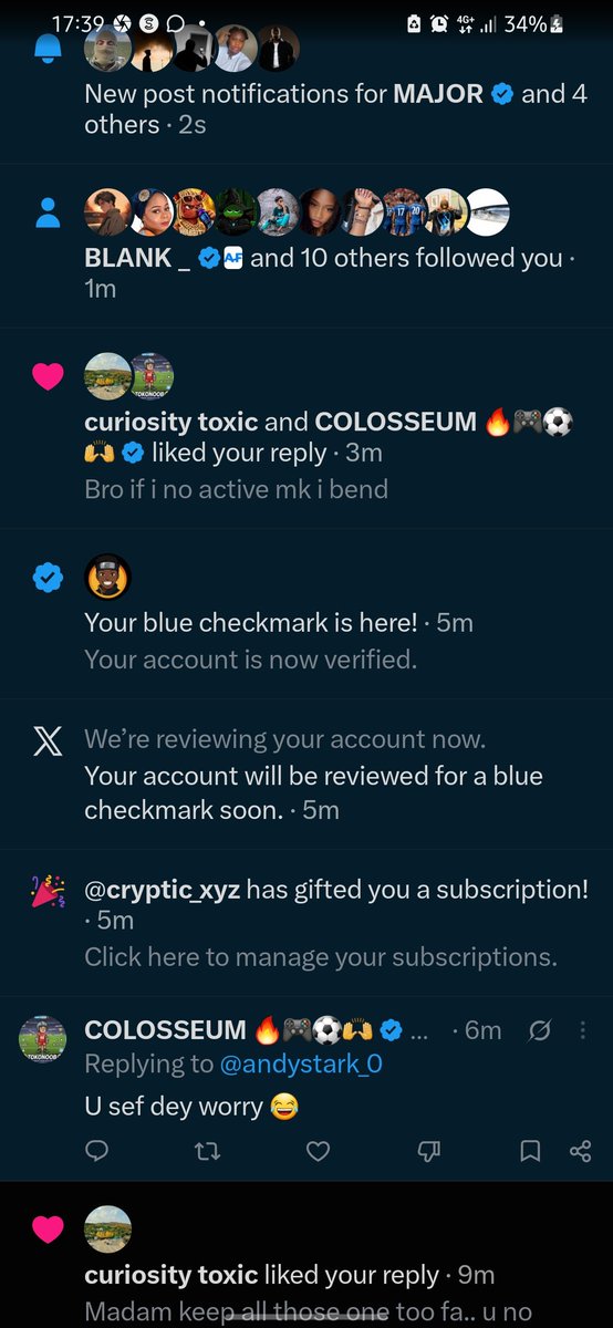 andystark_0's tweet photo. Andystark is finally verified on x!!!
Impression will now be boosted...
I can now type enough commentary as much as i like https://t.co/TsuHi23nor