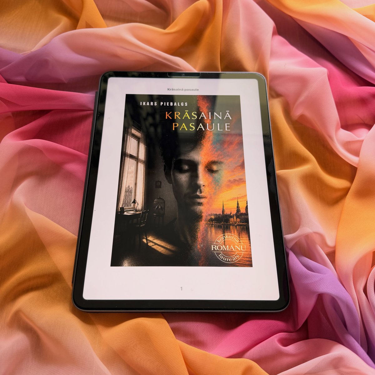 BorisSouffrll7's tweet photo. This weekend, we recommend reading Ikars Piebalgs’s new novel, “A Colorful World. ” It is an unusual story about Gvido, a rare visual impairment, a future world, and the fragility of life. The book won first place in the 2025 Zvaigzne ABC original https://t.co/LwauN52OFy