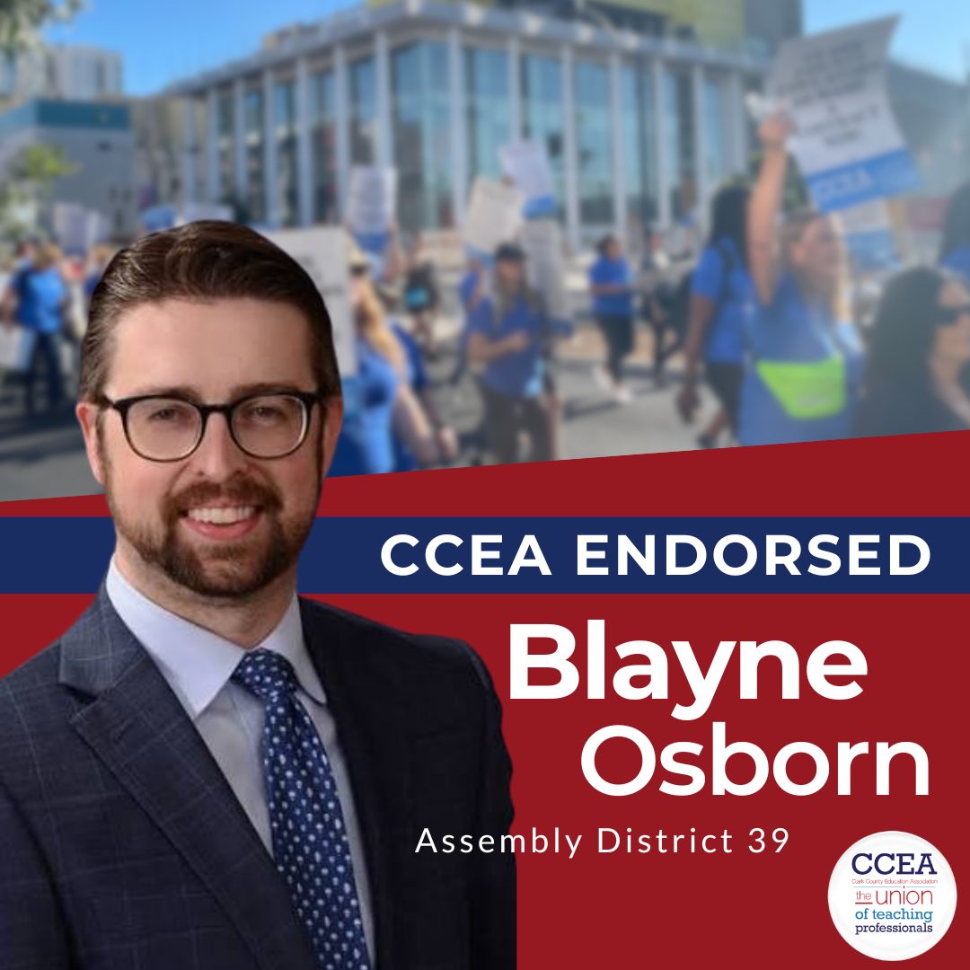 cceanv's tweet photo. CCEA proudly endorses Blayne Osborn for Assembly District 39 and Julie Butler for Assembly District 40. We look forward to a productive session and improving public education for the state.

@JulieforNevada  @BlayneOsborn https://t.co/57XKRN64u3