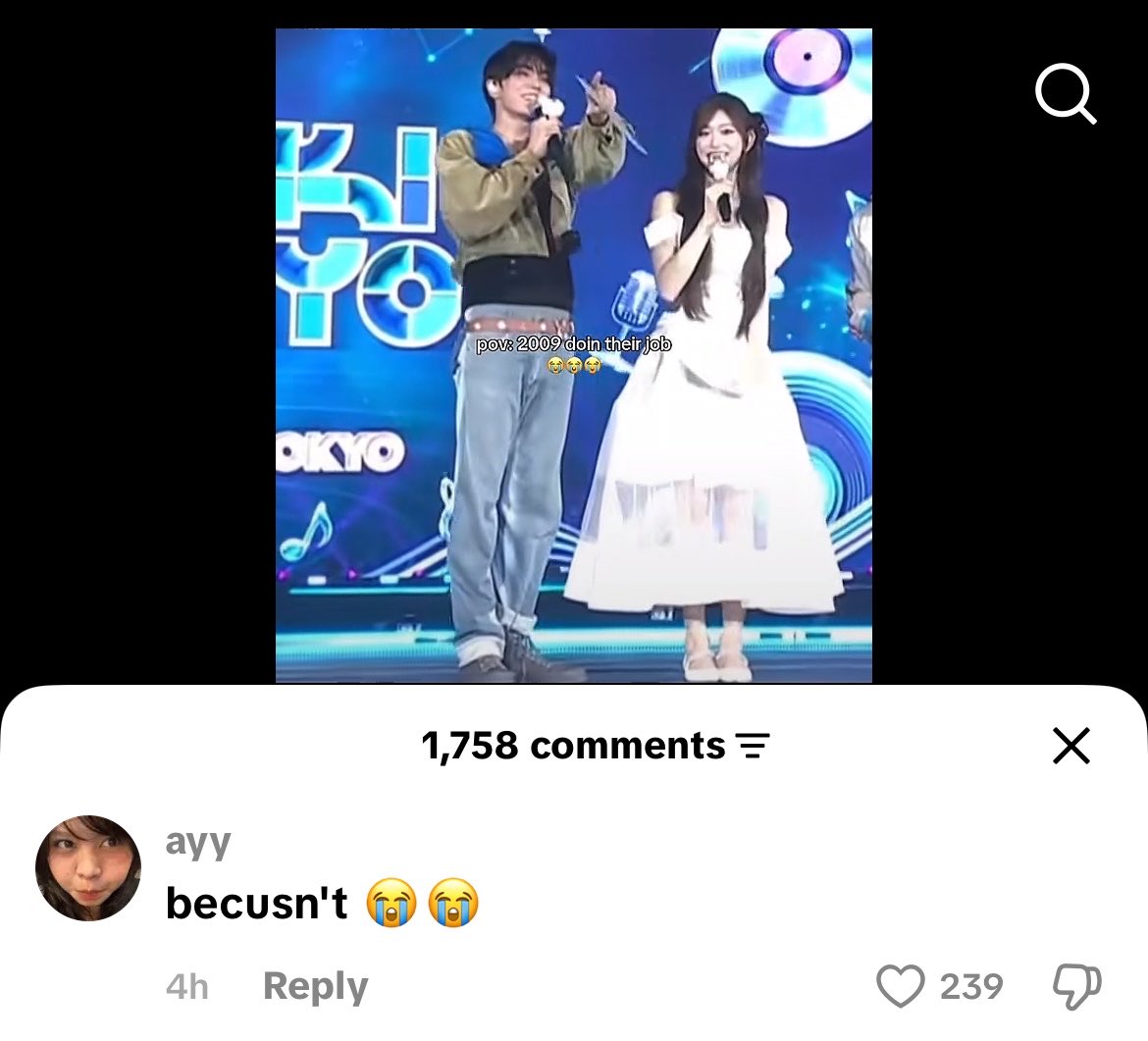 keonttiny's tweet photo. sumpah, call me baperan or whatsoever, but this kind of joke is not funny at all. 

the video showed seonghyeon stumbling over his words and keonho accidentally dropping his MC script and the comment section went like this ☹️💔 https://t.co/sqKZZGqqor