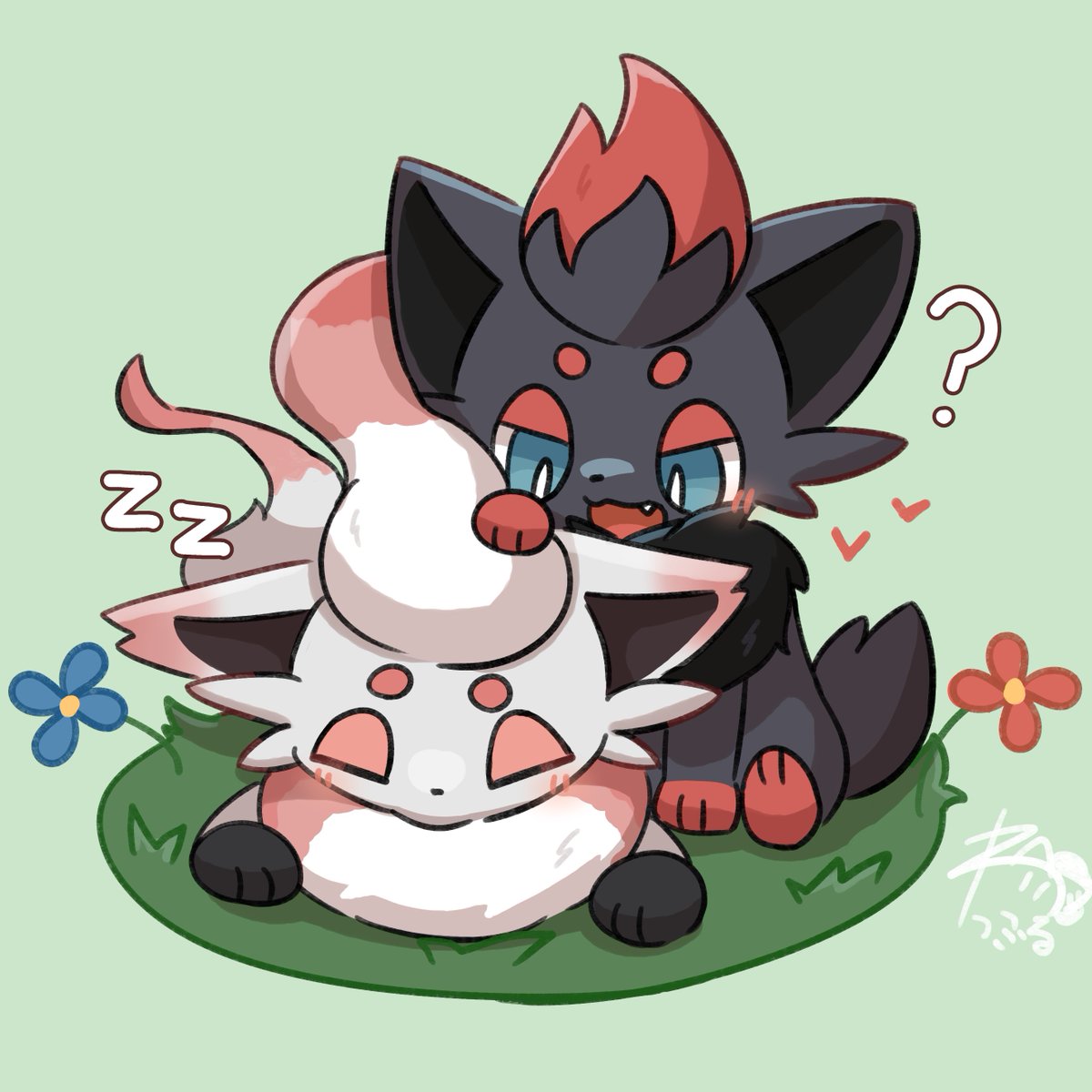 waffleillust's tweet photo. zzz #ポケモン #ゾロア https://t.co/D4F05EAFXZ