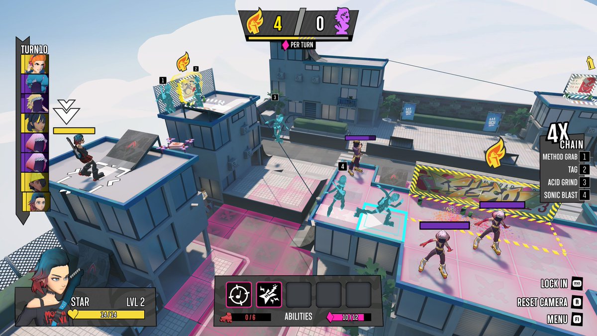 disc2games's tweet photo. Jump off a ramp. Tag a billboard. Hit a rail. Line up an attack.
All in one turn.
How you get there is up to you.
๐ฎ Demo out now!
https://t.co/JR0UtA0gBv
#TurnBasedTactics #IndieGames #SteamDemo https://t.co/HaF4WTSPFx