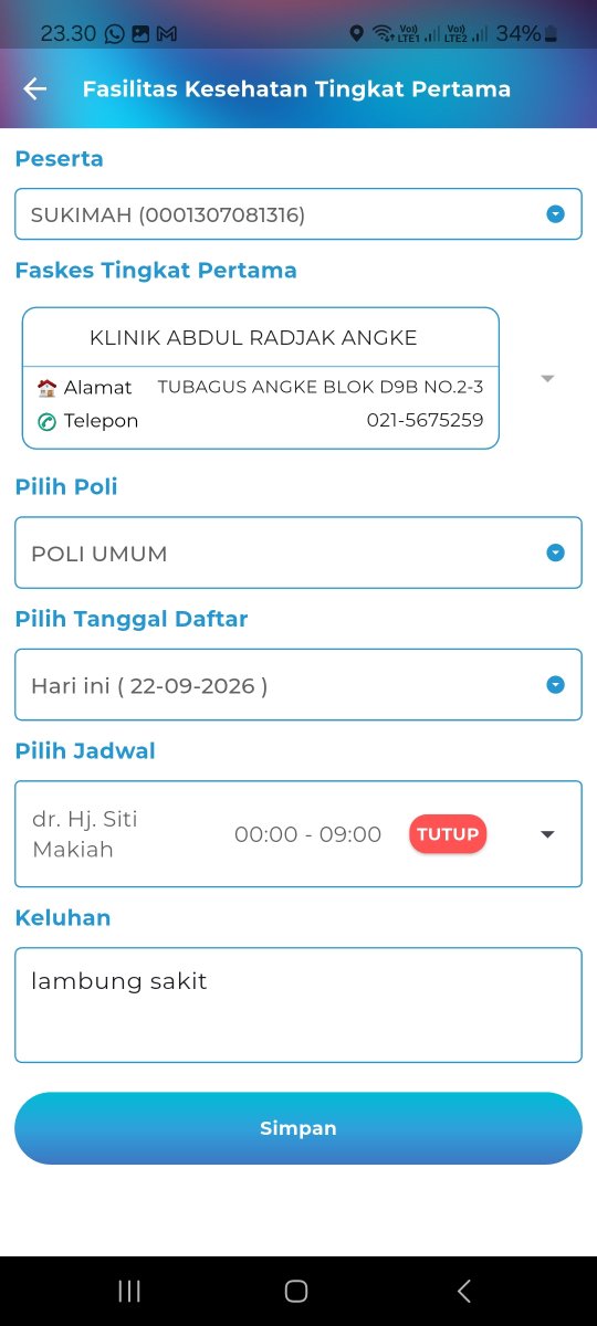 saputradi98's tweet photo. Halo admin, kenapa layanan ini tutup ya, padahal kliniknya buka 24 jam, boleh tau alasannya apa
@BPJSKesehatanRI https://t.co/rxaFfpc1OH