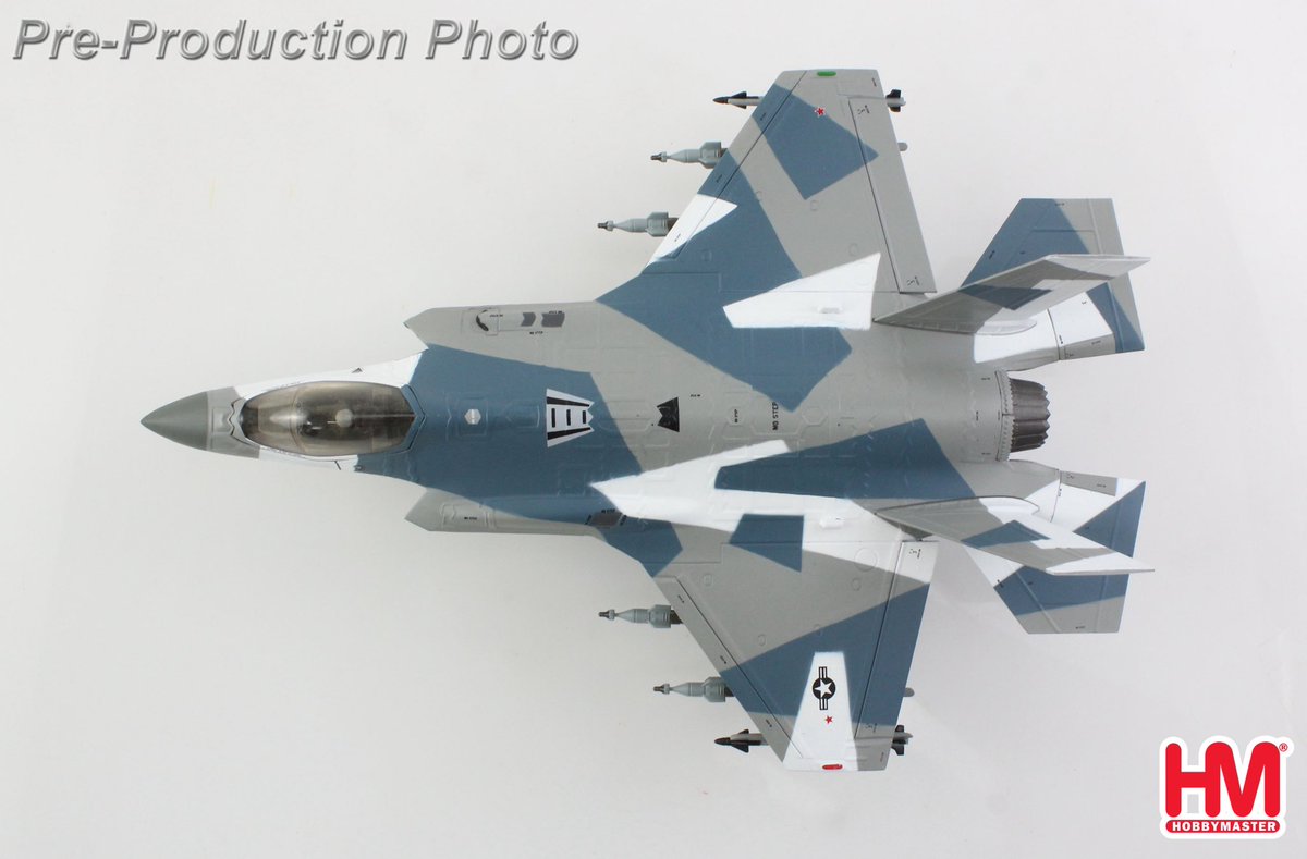 diecastdioram's tweet photo. Hobby Master HA4450 | Lockheed F-35A Lightning II

Lockheed F-35A Lightning II, "Blue Splitter" 11-5022, 65 AGRS, 57 WG, USAF (what if scheme)

Scale 1:72 / Diecast model 

Pre-order now at : https://t.co/Rbvn6OMpQP https://t.co/7gXtvADk5F