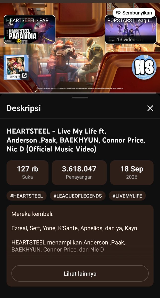 bybian__'s tweet photo. 🎊 BBHLS STREAMING PARTY
📢 DON'T BREAK THE CHAIN!

HEARTSTEEL - LIVE MY LIFE💚

🎬 https://t.co/WXht2qaXxA 
🎧 https://t.co/YQr8aPvgkY 

Izin tags ya:  @fleursbee
@dswanslake @ttalgi100 @baekyb506
@baeklouve 

BAEKZREAL IS BACK
#LiveMyLifeBAEKHYUN #BAEKHYUNxHEARTSTEEL https://t.co/vEGR2rgosu