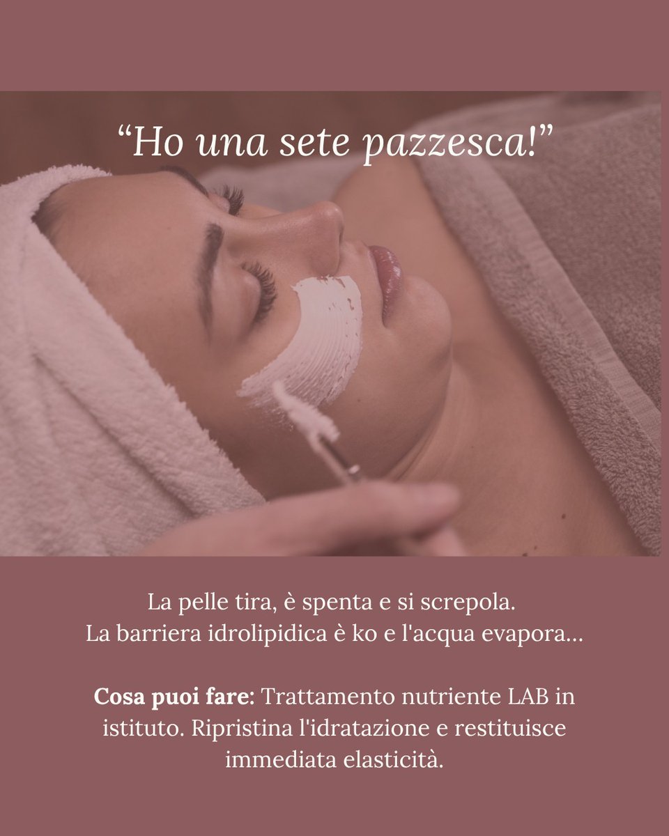 WilsonAlmab5vj's tweet photo. What if your skin could talk? After 30+ years of listening to it, here are 5 things it may be telling you now
“I'm incredibly thirsty! ” Tight, dull, flaky skin means its barrier is compromised. Try a nourishing LAB treatment to restore hydration https://t.co/7Qt5vBo9qA
