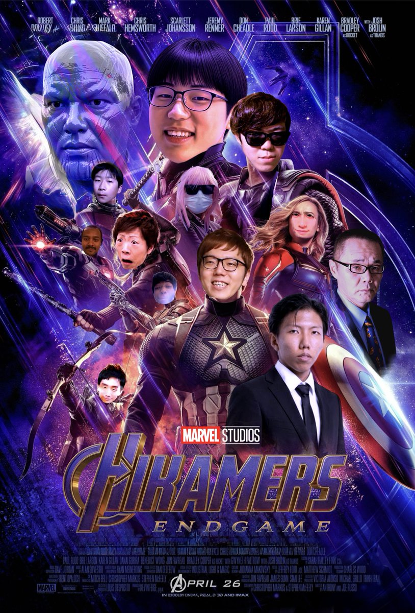 hikakingelion's tweet photo. @HikamerdesuTv エンドゲーム再上映も楽しみですねぇ！ https://t.co/5jISz5RQss