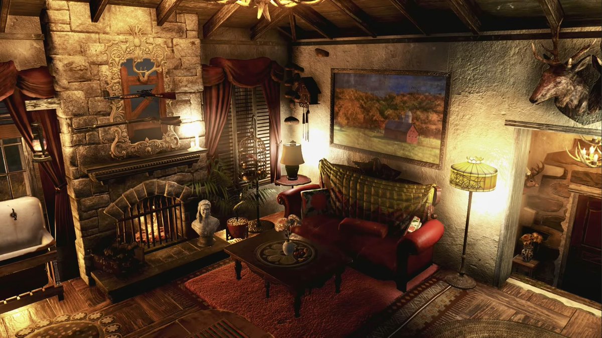 theflailingfox's tweet photo. Some screens from my Cozy Rustic Stone Cottage CAMP Build 😊❤️ https://t.co/PABdkTYcnS 
#Fallout76camp #fallout76 #falloutcamp https://t.co/wgn8Eljcb1