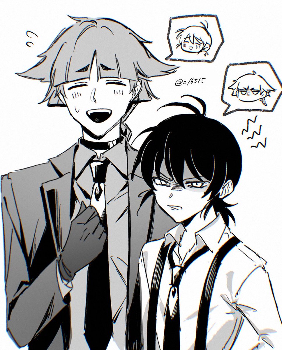 o16515's tweet photo. 過去絵の入れ替わりｵﾍﾟﾗさんとｲﾙﾏくん https://t.co/BwlEraRnbL
