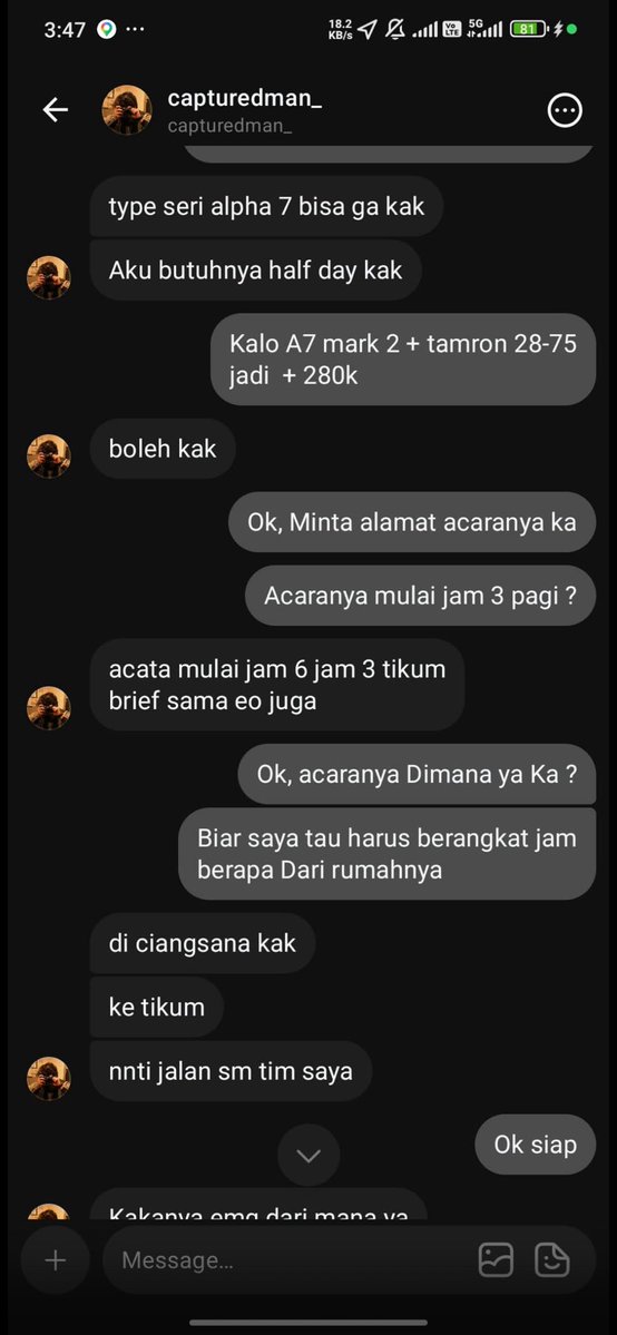 bardanslm's tweet photo. dunia makin gila aja gaes... 😅
modus begal makin pinter, 
jadi dia buka loker job fotografer di threads, lalu pas ketemuan di begal diambil kameranya diancem pake clurit. 

yg bangke nya pelaku request kamera yg mau dia begal pula 🥲

bahkan mau cari duit aja di konoha udah gak aman lagi, stay safe gaes 🥲

mau tanya gaes sbnrnya yg gini2 busa dilacak gak sii??? apalagi secara terbuka di threads tuh akun buka lokernya 

cek 👇🏻👇🏻👇🏻