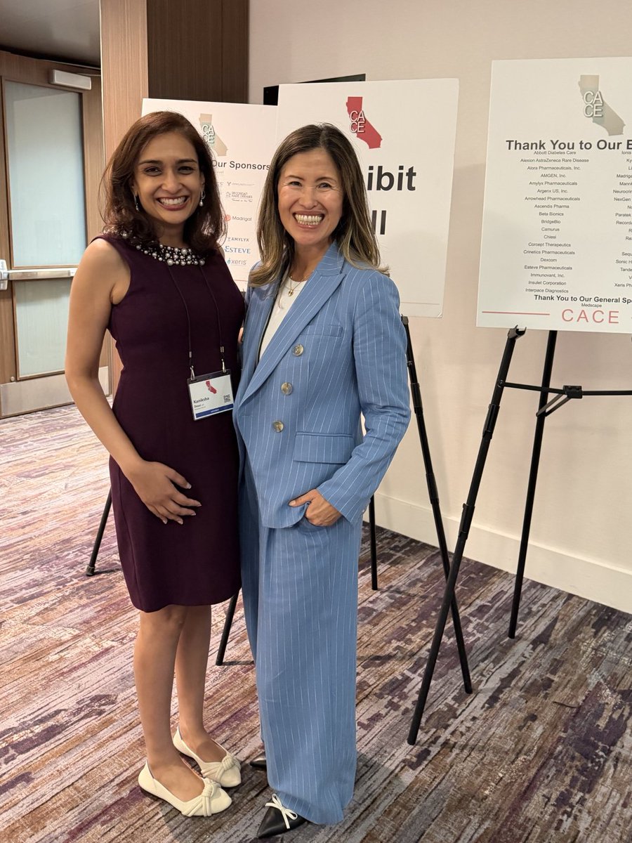 StanfordEndo's tweet photo. Dr. Sun Kim presented on PMOS (formerly PCOS) diagnosis and management at the CACE Annual Meeting, invited by program committee member Dr. Kanishka Desai. Proud to see our faculty sharing their expertise! #Endocrinology #CACE https://t.co/1e15m5jvgh